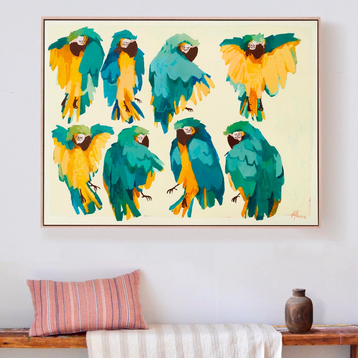 "Ararauna Macaws" various sizes