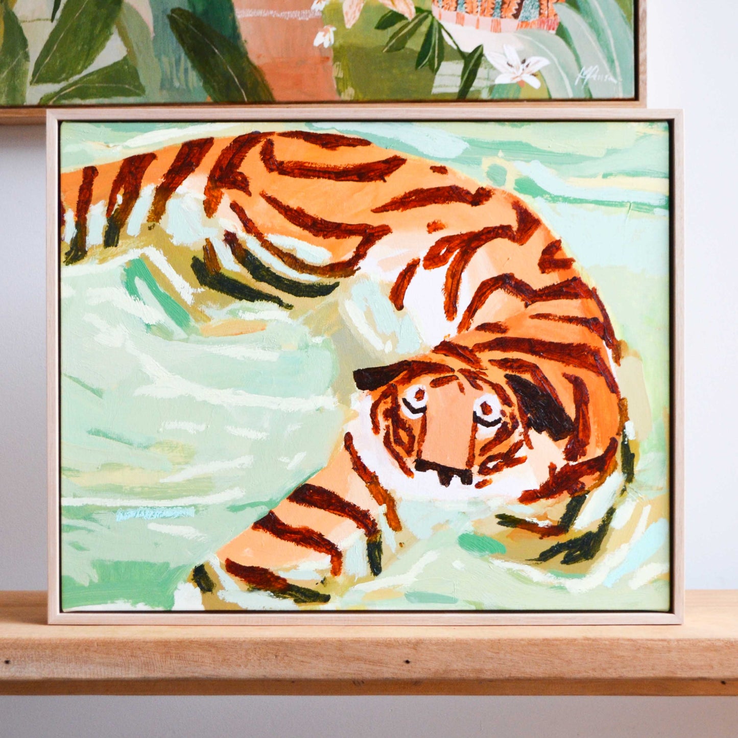 “Swimming Tiger“