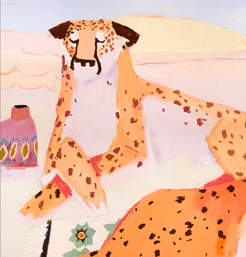 "lilac cheetah duo" various sizes