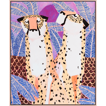 'lavender cheetah duo'