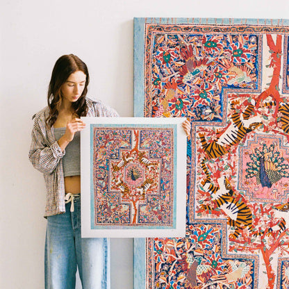 'safavid garden textile'