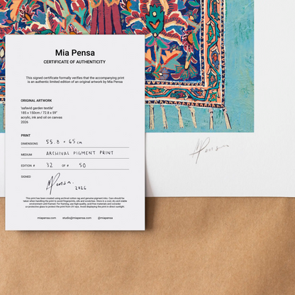 'safavid garden textile'