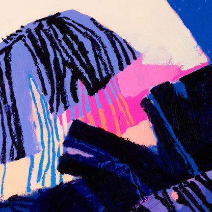 'violet junglescape I'