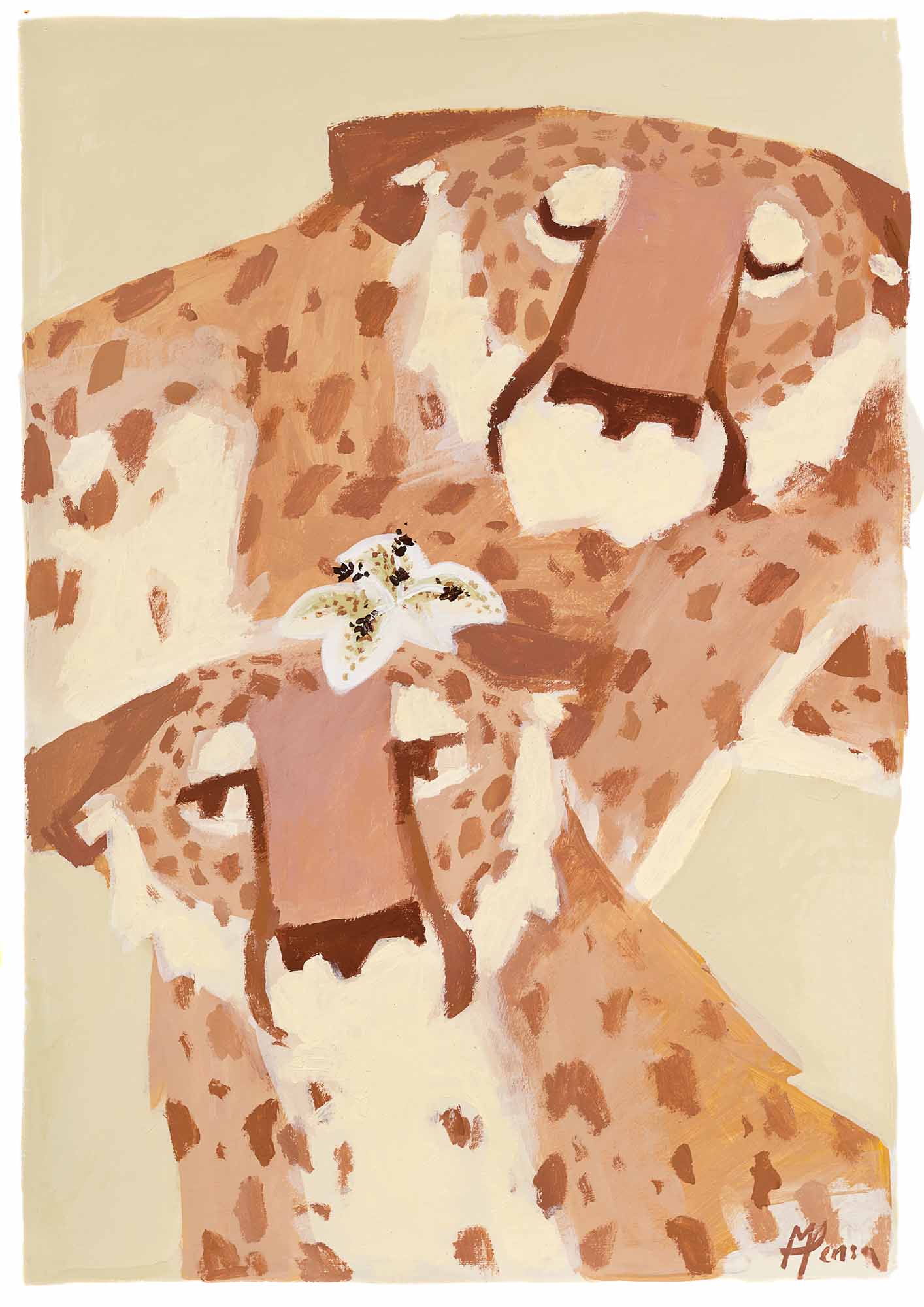 "Pastel Duo Cheetahs”